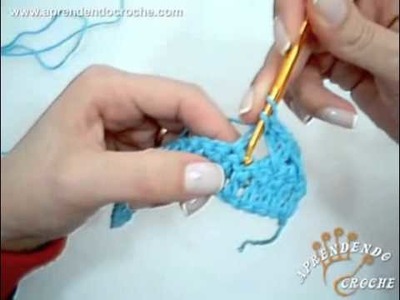 Ponto Alto Cruzado Simples no Croche - Tipo de Pontos no Crochê