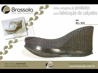 BRASSOLA - Solados PU, ABS, PVC, TR, Saltos, Palmilhas, Solas