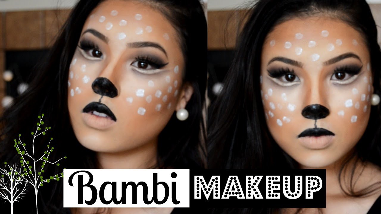 [DIY] Bambi.Veado | Maquiagem de Halloween (Deer.Bambi Makeup)