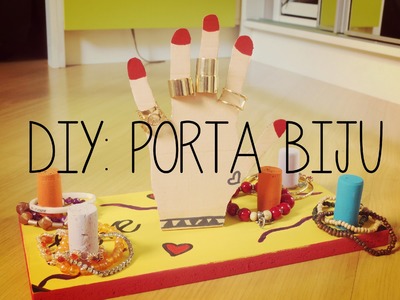 DIY: Porta Biju - Porta Anel e Pulseira ( Faça você mesma)