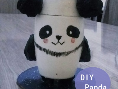 DIY: Urso Panda Enfeite.  Panda Bear Ornament