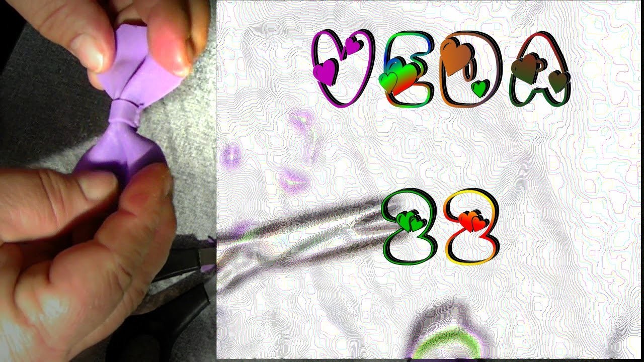Veda #22 DIY Como fazer o laço mais simples em EVA
