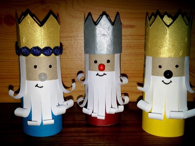 Como fazer os três reis magos - DIY - How to make the Christmas Three Kings