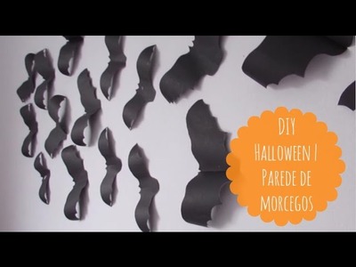 DIY Halloween | Parede de morcego