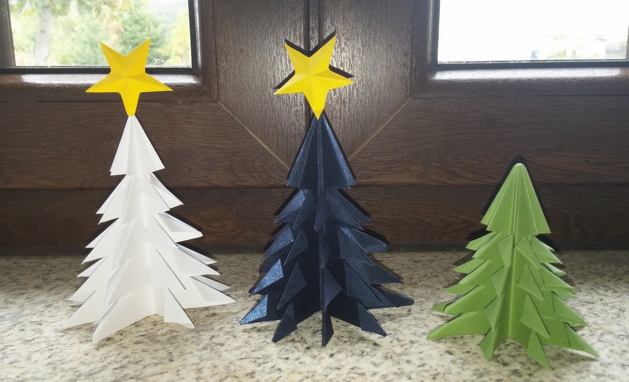 Arvore de Natal em 3D - DIY - 3D Christmas tree