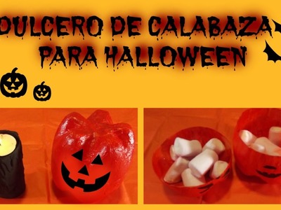 Manualidades: Porta-doces de Abóbora - Halloween 2
