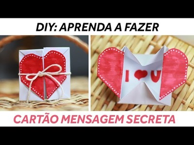 DIY: Cartão Mensagem Secreta Dia dos Namorados