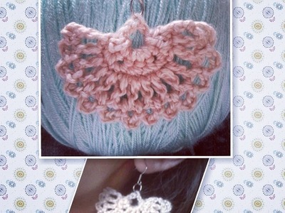 Pap Brincos de Croche super fácil. Crochet earrings pattern very easy