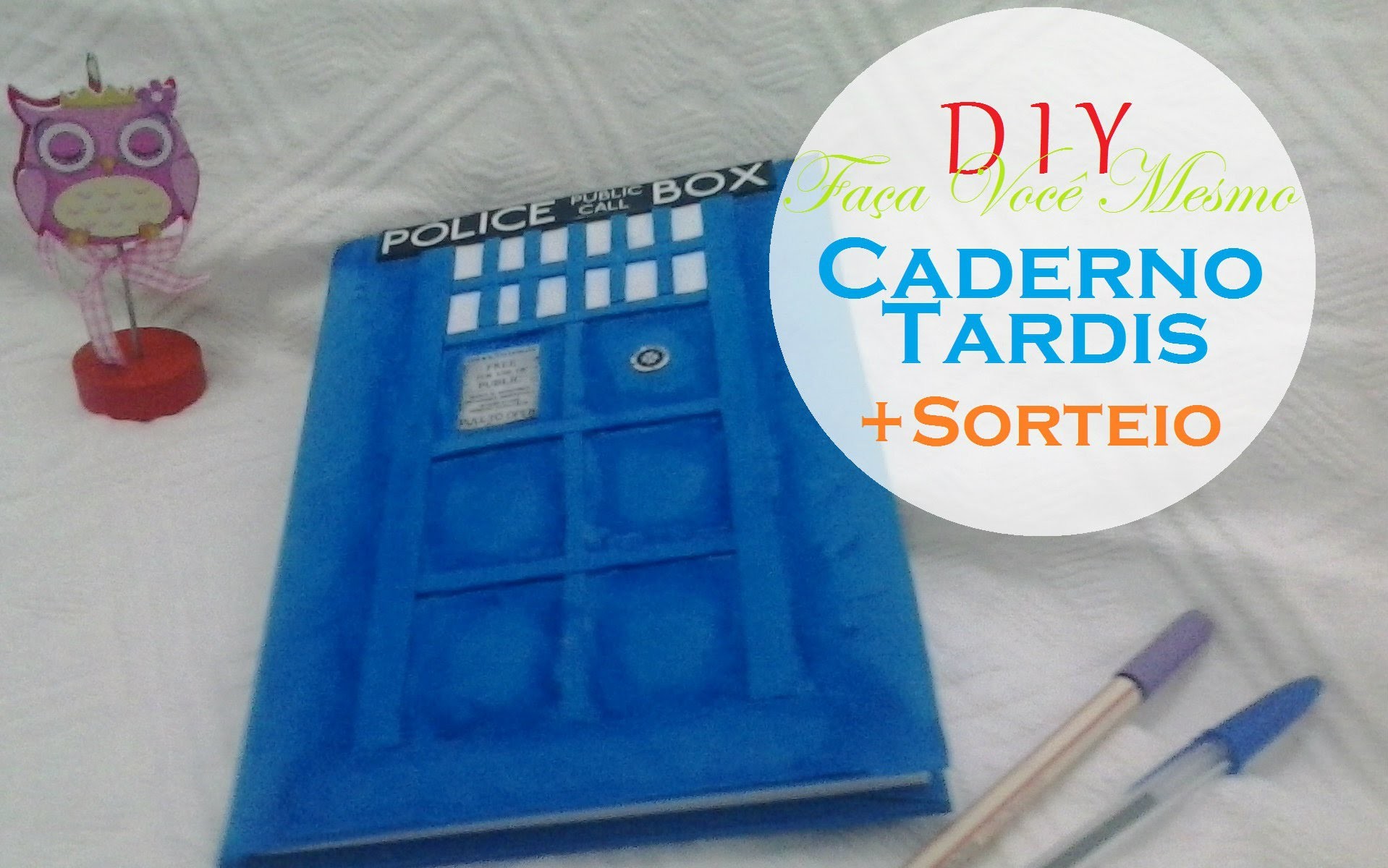 DIY - Caderno Tardis. Doctor Who