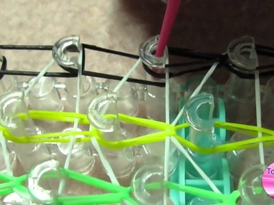 Tutorial video fazer pulseira em escada elasticos rainbow loom toys 4 all