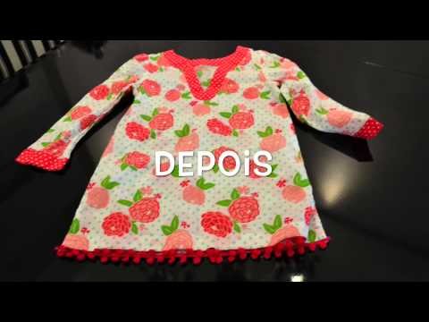 TUTORIAL: personalize roupas crianças com moda pompoms