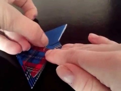 Marcador de páginas de tsuru! Origami fácil!