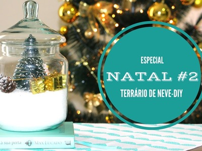 ESPECIAL NATAL #2 Terrário de Neve DIY - Nanny Ribeiro