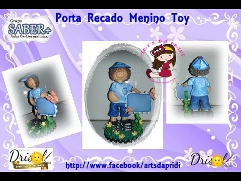 Porta Recado Menino Toy - ART'S DA PRIDI