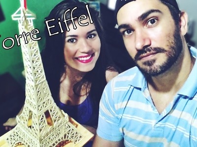 Presente Criativo para namorada -Torre Eiffel  De Palitos -  Elton Donadon
