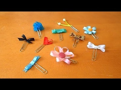 Tutorial - 10 ideias para decorar clips com fita