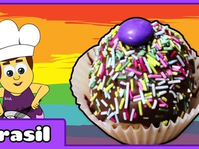 Cupcake Colorido De Arco Iris | Rainbow Cupcakes | Recipes for Kids by HooplaKidz Brasil