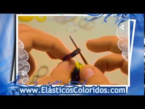Abelha de Elásticos Coloridos - Rainbow Loom