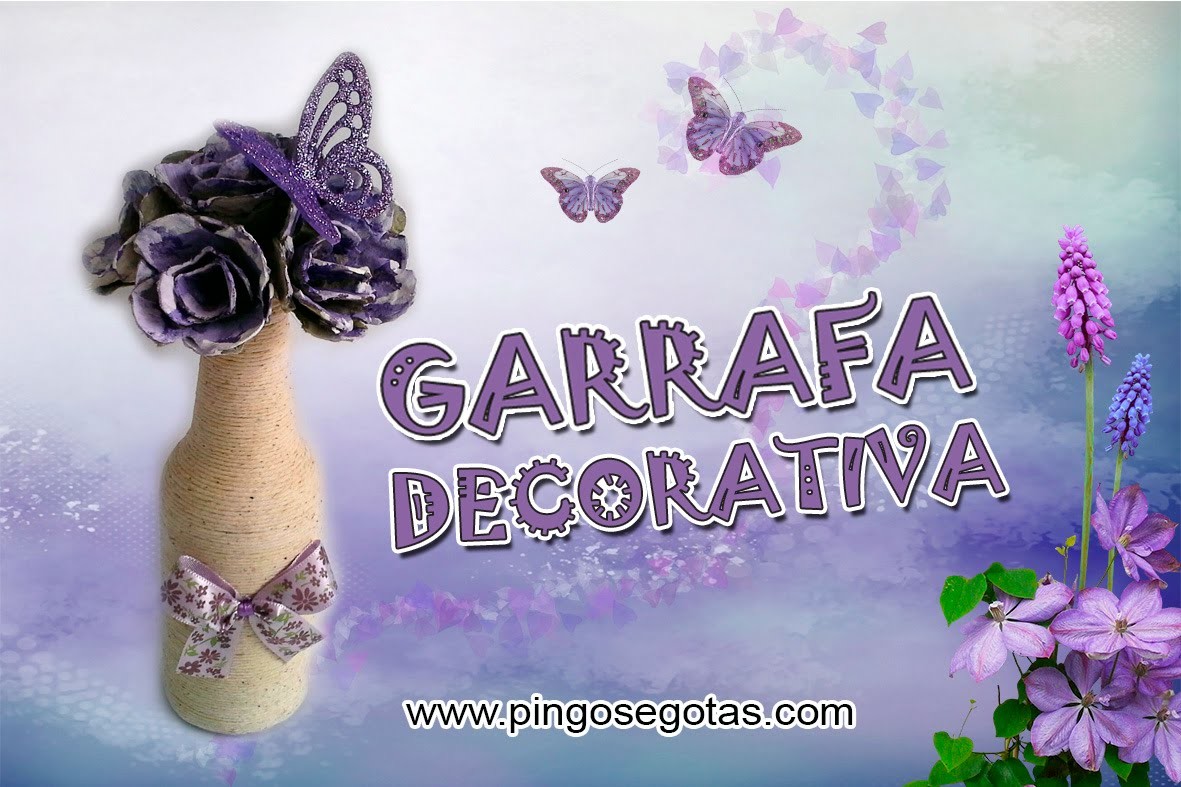 DIY Garrafa Decorativa