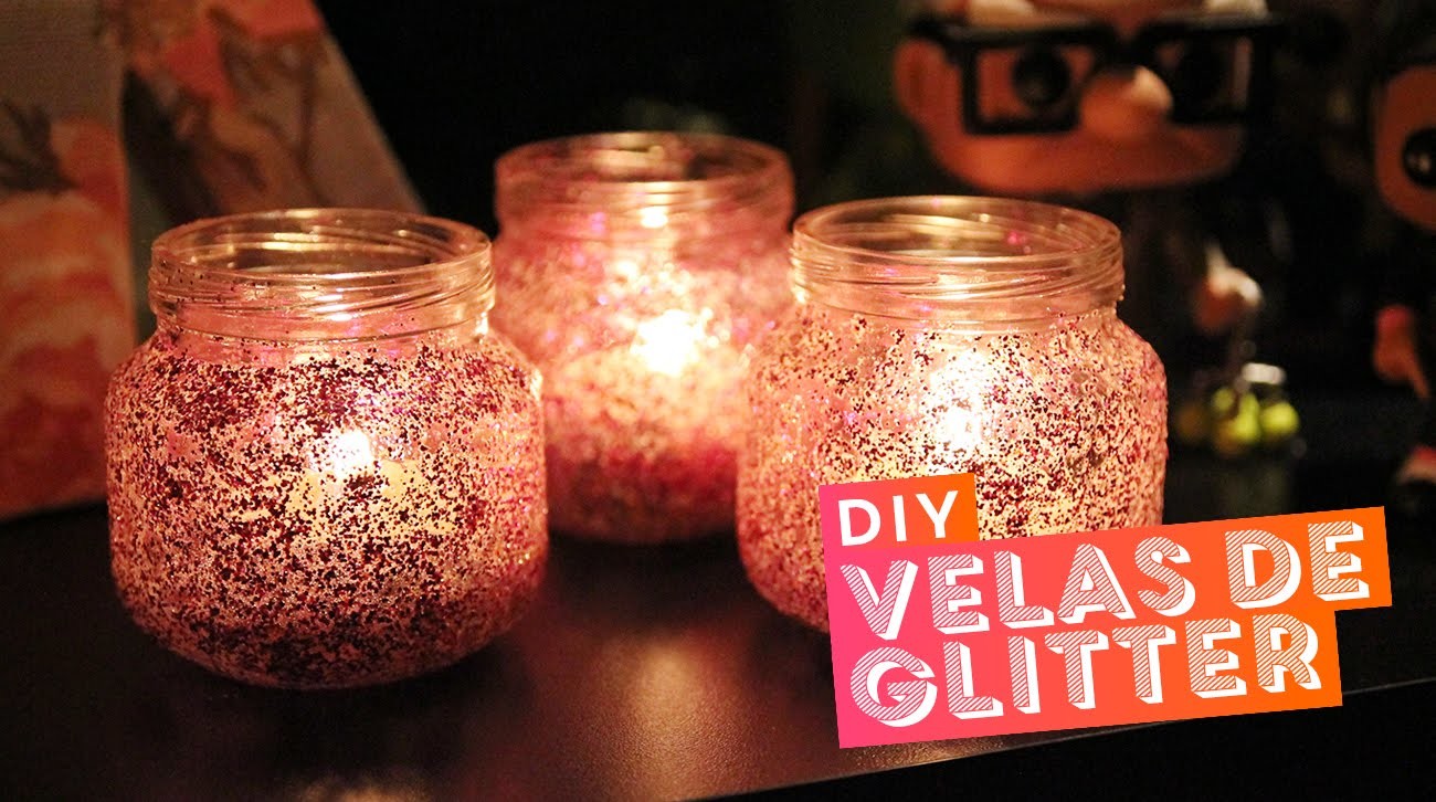 DIY: potinhos de glitter para botar velas • Karol Pinheiro
