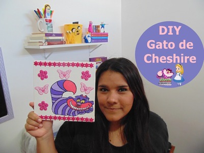 DIY Quadro Gato de Cheshire