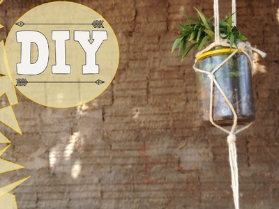 DIY: Redinha para segurar vasos de plantas