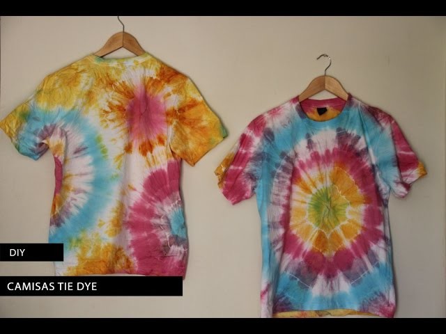 DIY: Como fazer camisas Tie Dye coloridas
