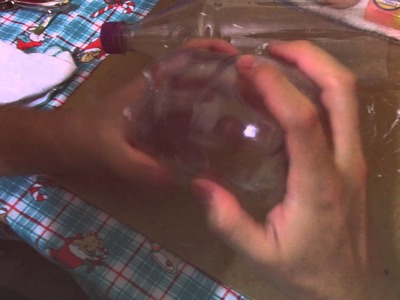 DIY- Embalagem em formato de maçã em pet