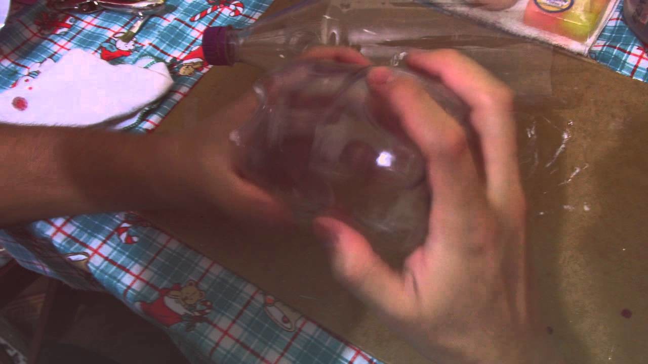 DIY- Embalagem em formato de maçã em pet