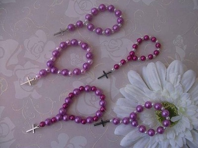 DIY: Faça você mesma, lembrancinhas, tercinhos, dezenas, rosary, chaplet.