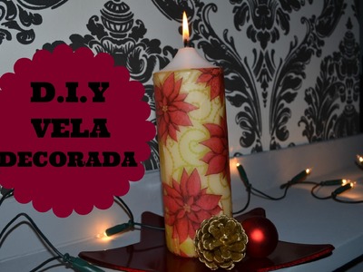 DIY Vela Decorada