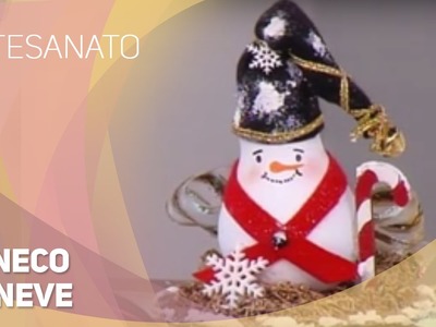 Artesanato - Boneco de neve (24.11.2015)