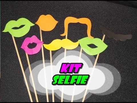 DIY.: Acessórios Divertidos - Kit Selfie