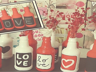 DIY| garrafinhas decoradas ♥