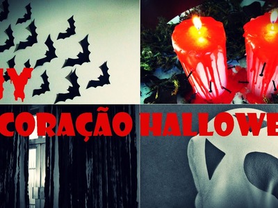 DIY: Ideias de Decoração Festa de Dia das Bruxas - Halloween Decoration Ideas!