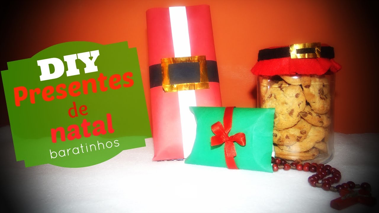 Diy presentes de natal fáceis e baratos | POR GÊMEAS MESQUITA