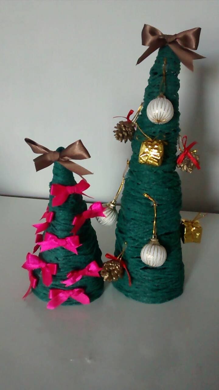 Diy: faça você mesmo- mini árvore de natal