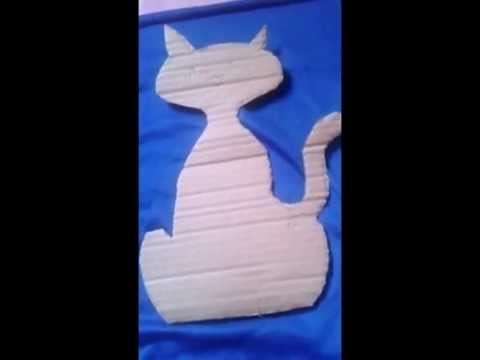 DIY-Gato para decorar parede