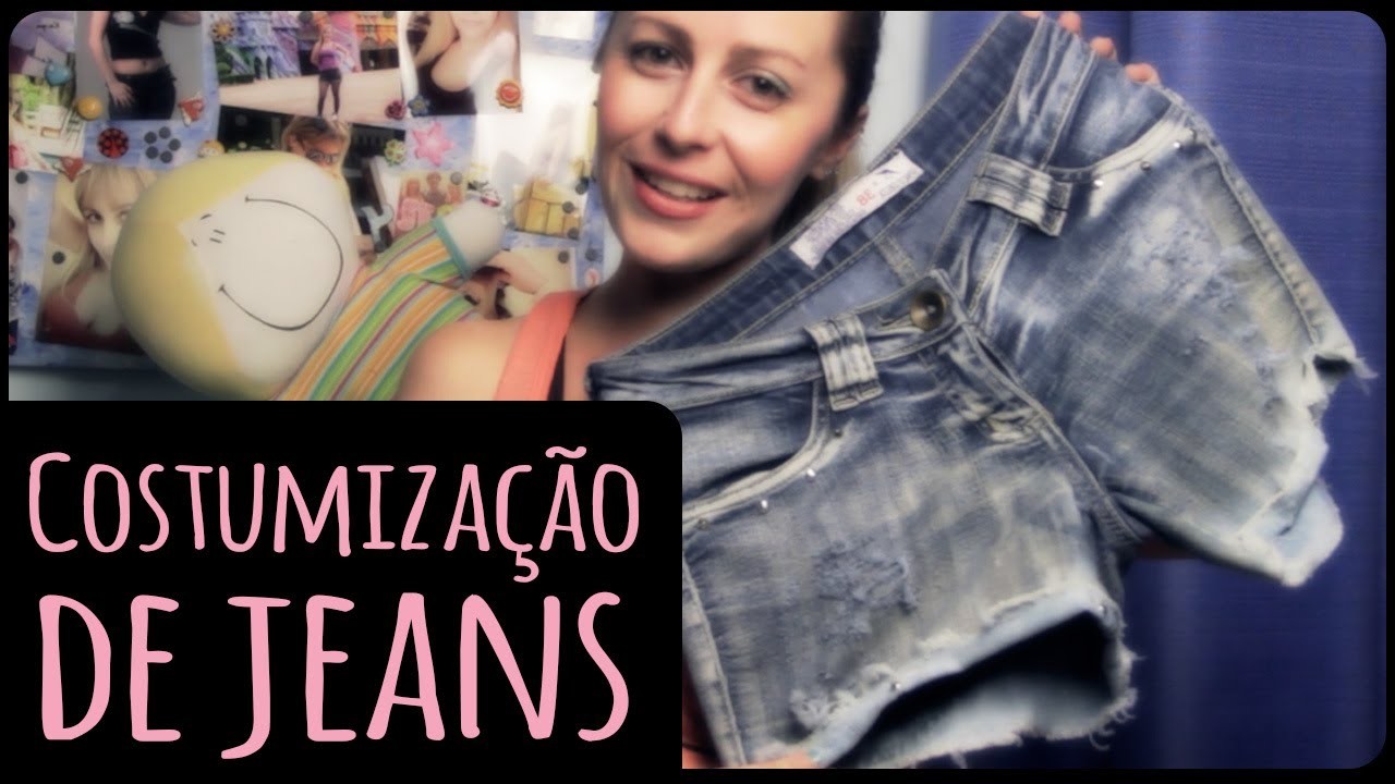 Customização de Jeans =DiY | Dany Martinês
