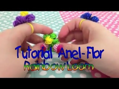 DIY: Como fazer anel de flor Rainboow loom !!