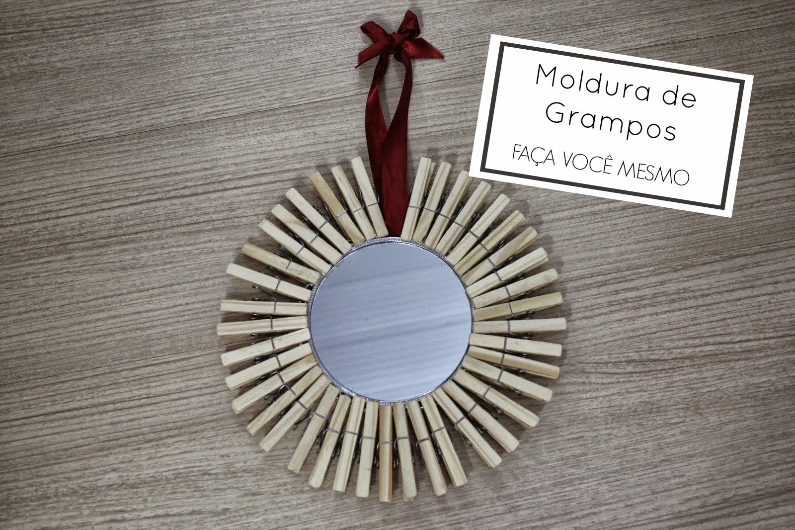 DIY ESPELHO COM GRAMPO | Dica da Grazi