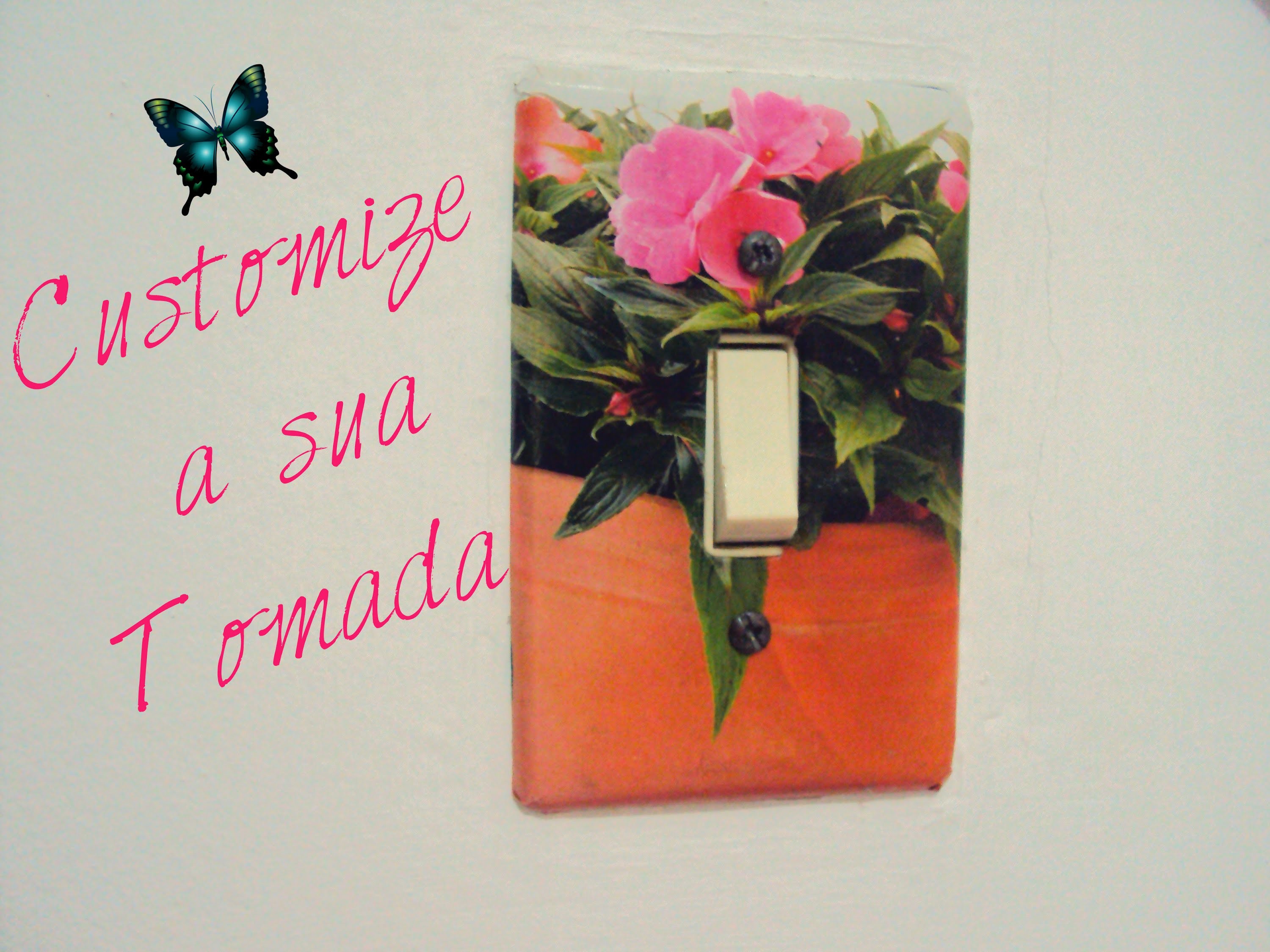 DIY- Tomadas Customizadas com Revista