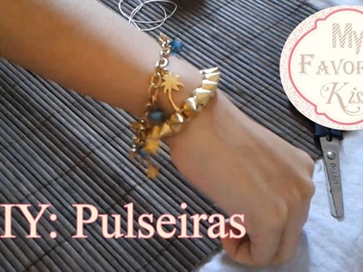 (DIY) Faça Você Mesma Pulseiras Fácil!