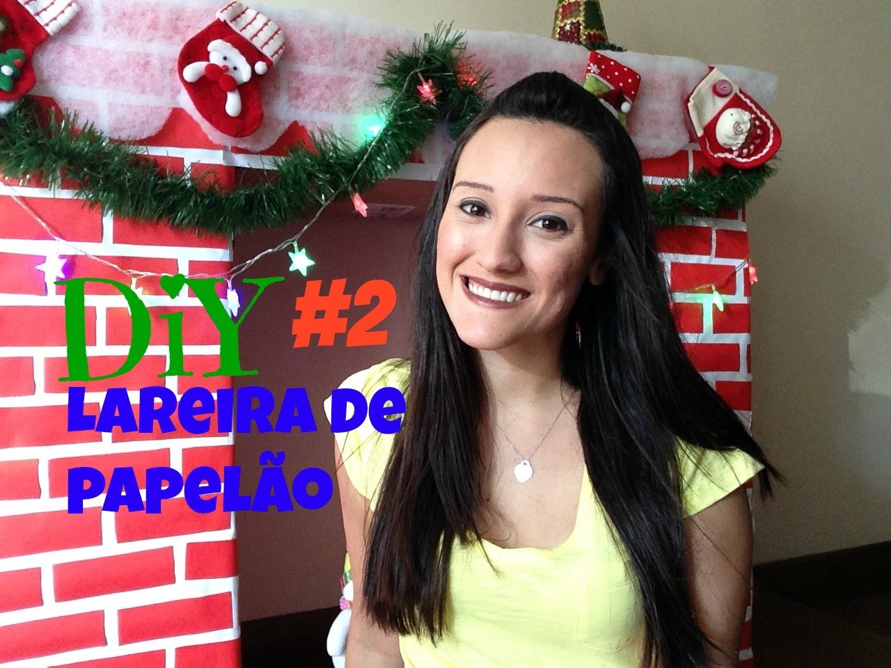 DIY de Natal #2 | Lareira de papelão!