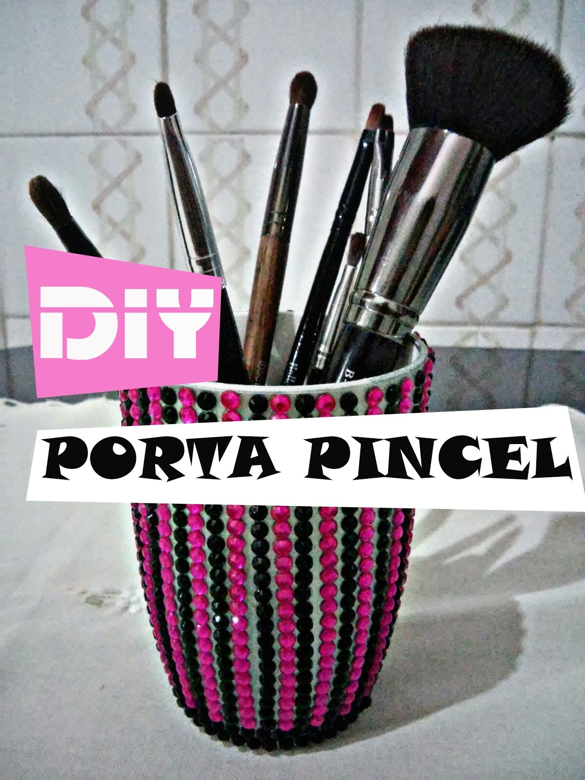 DIY: PORTA PINCEL LINDO E BARATO