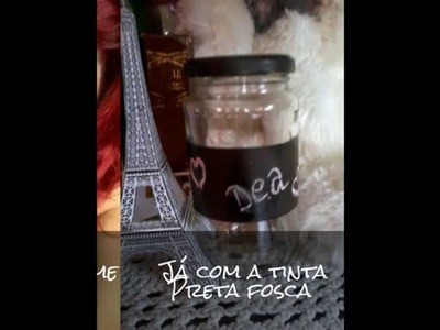 DIY Copo com canudo Maison Jair