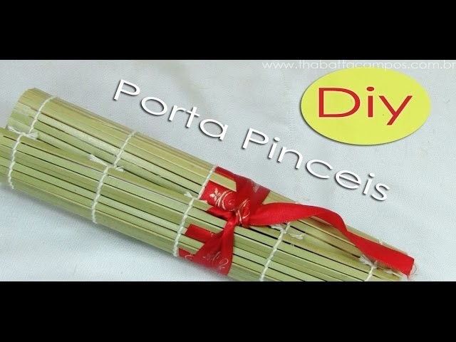 DIY - Porta Pinceis. Thábatta Campos