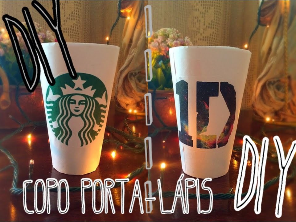DIY - Copo da Starbucks e 1D