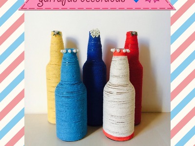 DIY: garrafas decoradas