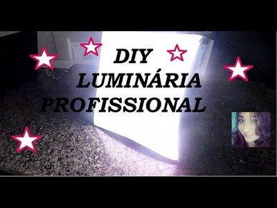 Diy- luminária profissional